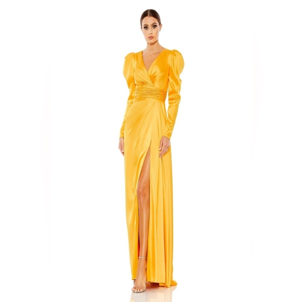 MAC DUGGAL 12404 NWT Satin Evening Dress